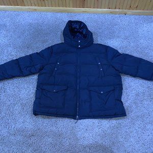 Goodfellow Navy Hooded Coat